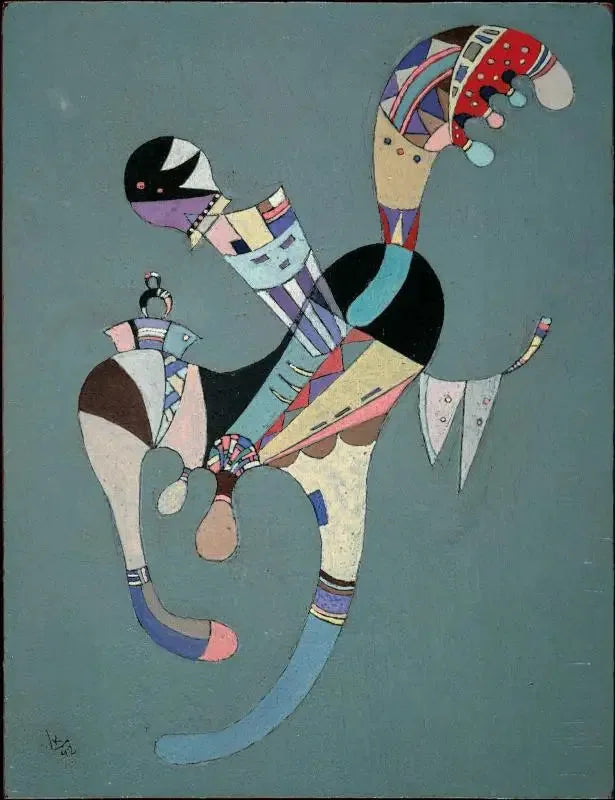 Eine schwebende Figur - Vassily Kandinsky