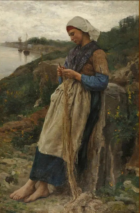 Eine Fischerin - Jules Breton