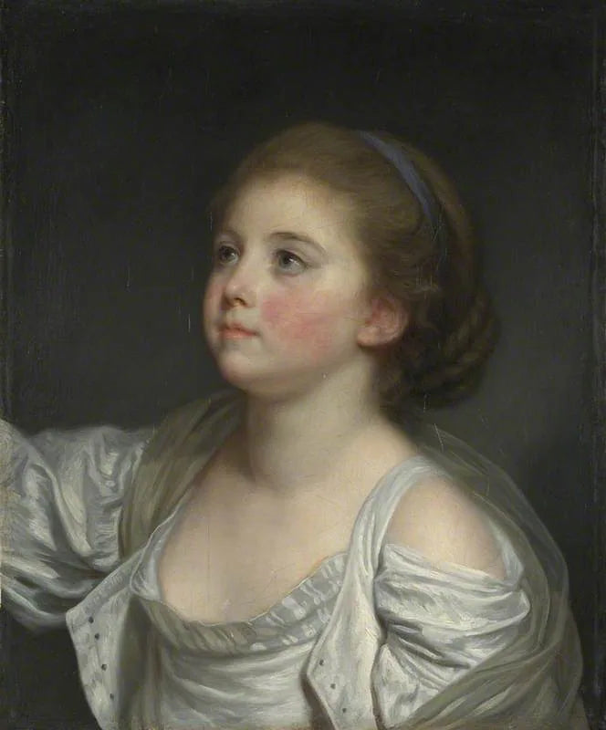 Ein Mädchen - Jean-Baptiste Greuze