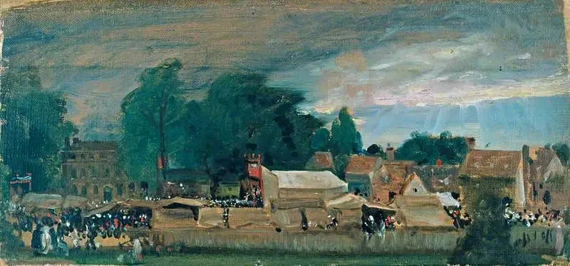 Ein Dorffest (wahrscheinlich in East Bergholt) - John Constable
