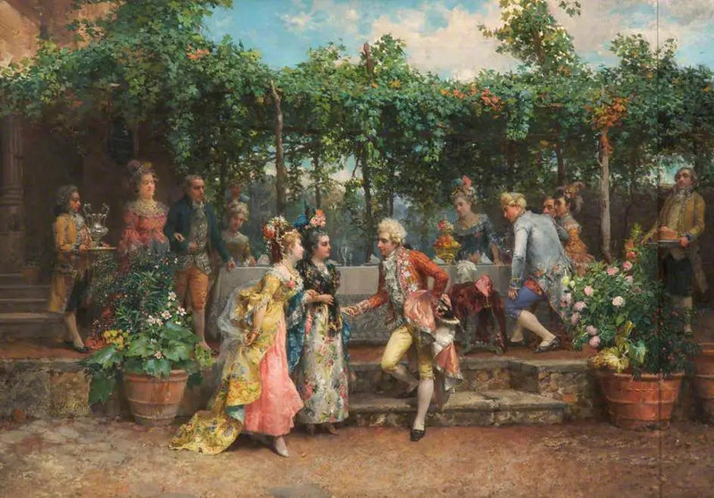 Eine Gartenparty - Cesare Augusto Detti