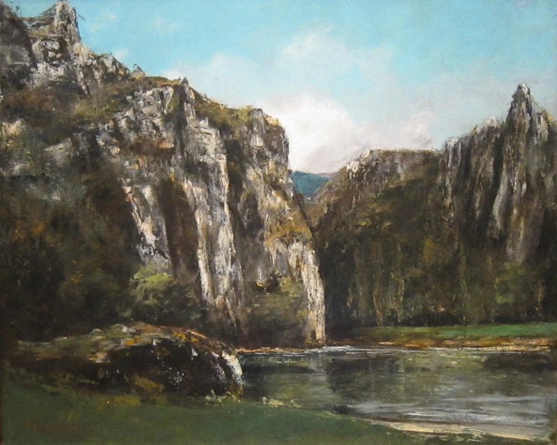 Eine Schlucht im Jura - Gustave Courbet