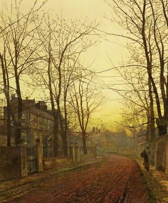 Eine Herbstidylle - John Atkinson Grimshaw