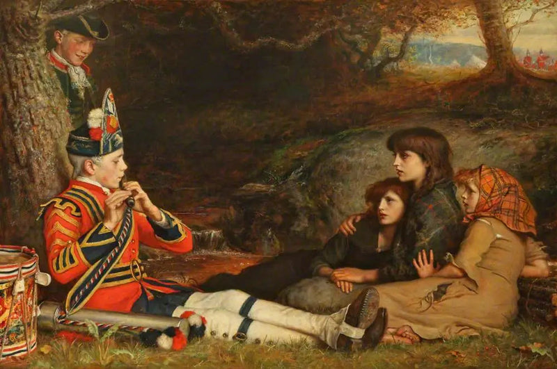 Eine Idylle von 1745 - John Everett Millais