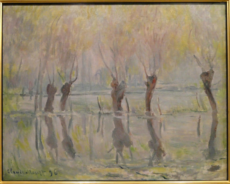 Eine Überschwemmung in Giverny - Claude Monet