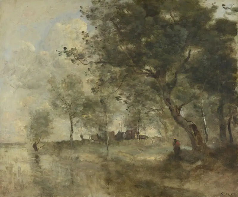 Eine Überschwemmung - Jean-Baptiste Camille Corot