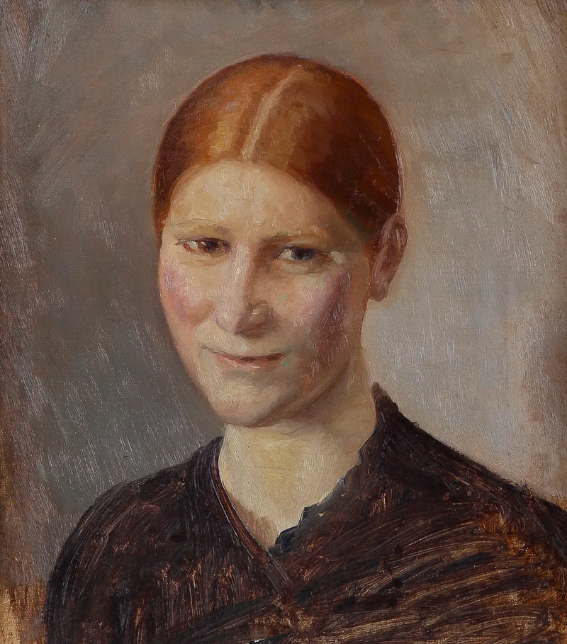 Eine junge Frau aus Skagen. - Michael Peter Ancher