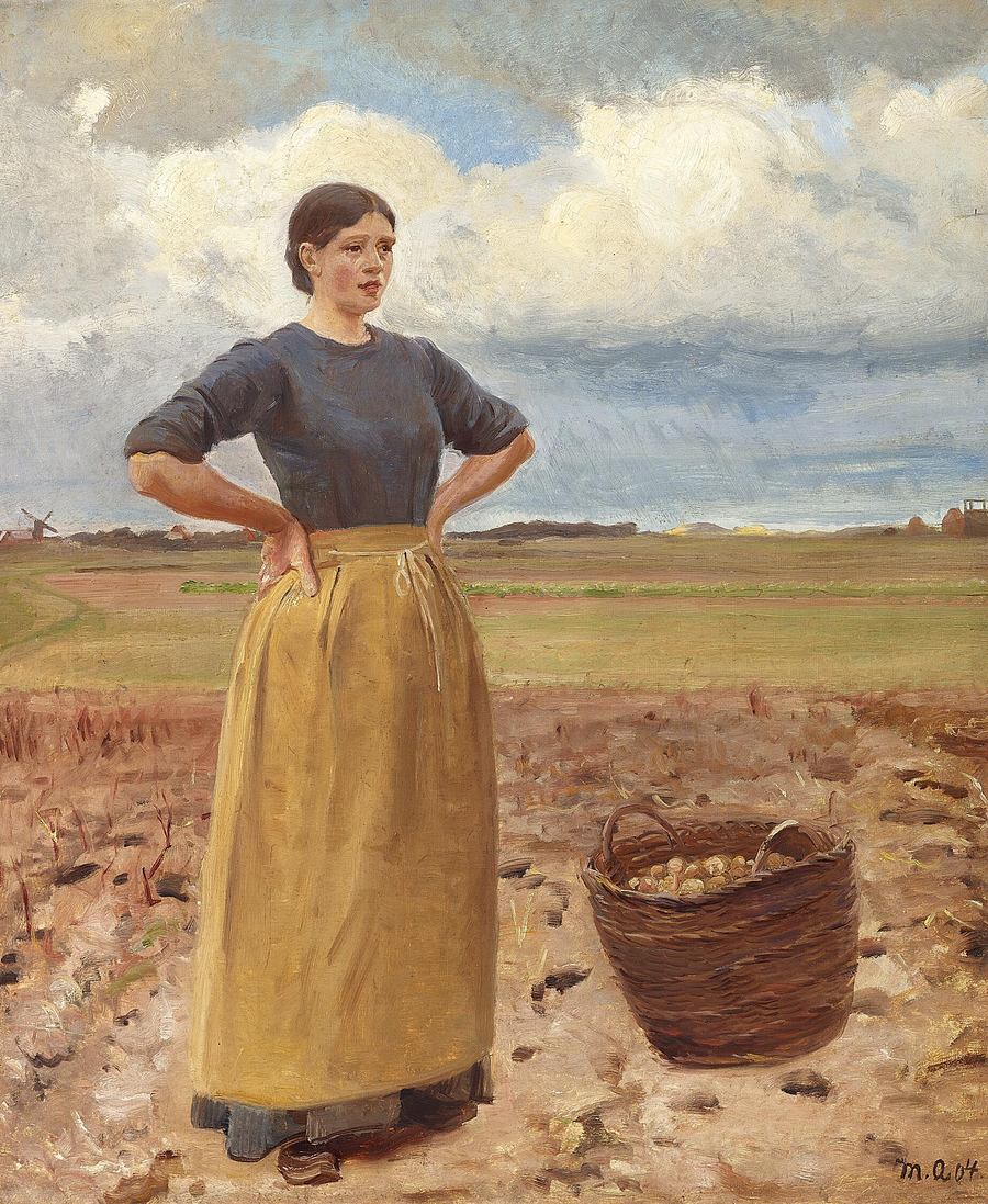 Eine junge Frau. – Michael Peter Ancher