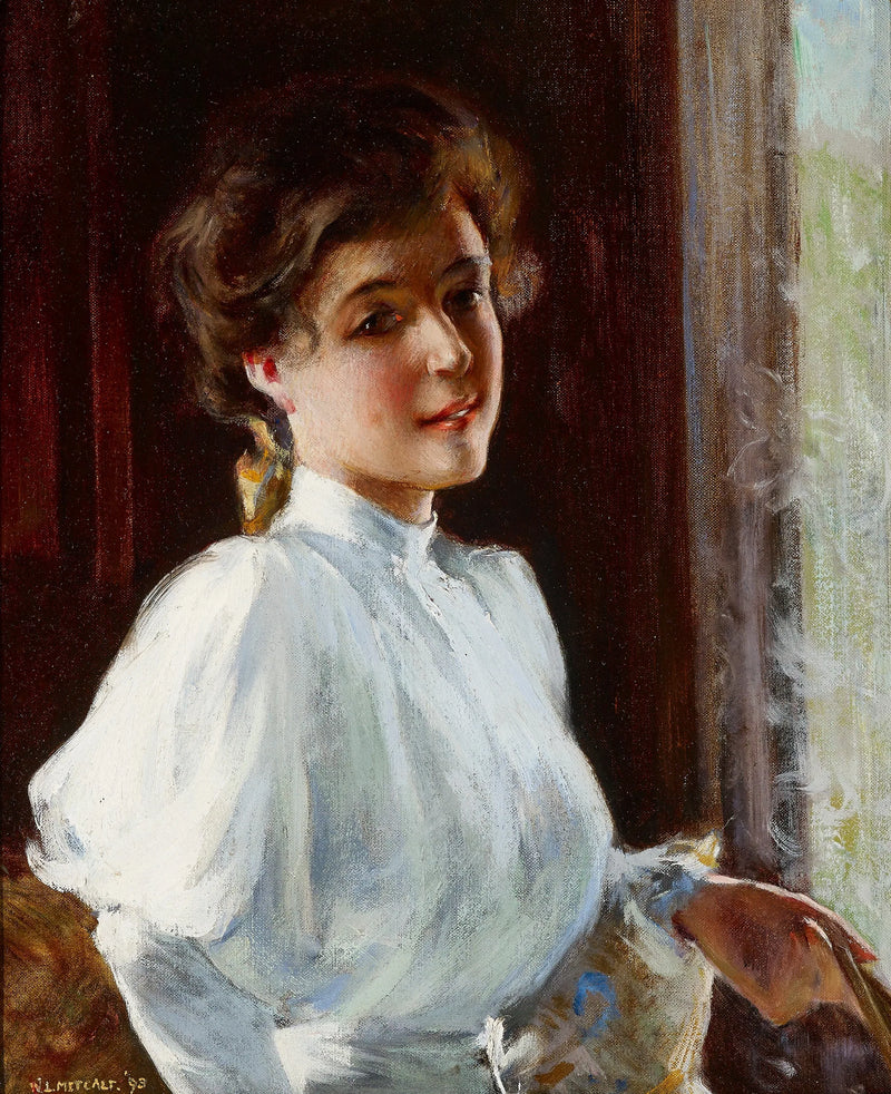 Ein junges Mädchen - Willard Metcalf
