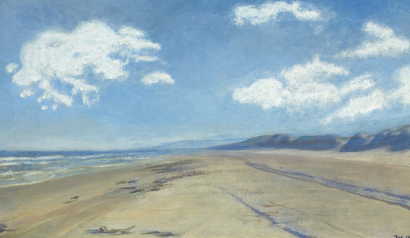 Ein Sommertag am Skagen Senderstrand. -Michael Peter Ancher