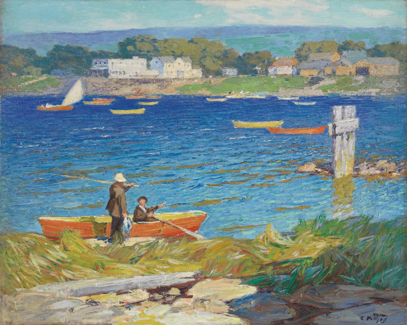 EINER ANGELTAG - Edward Henry Potthast