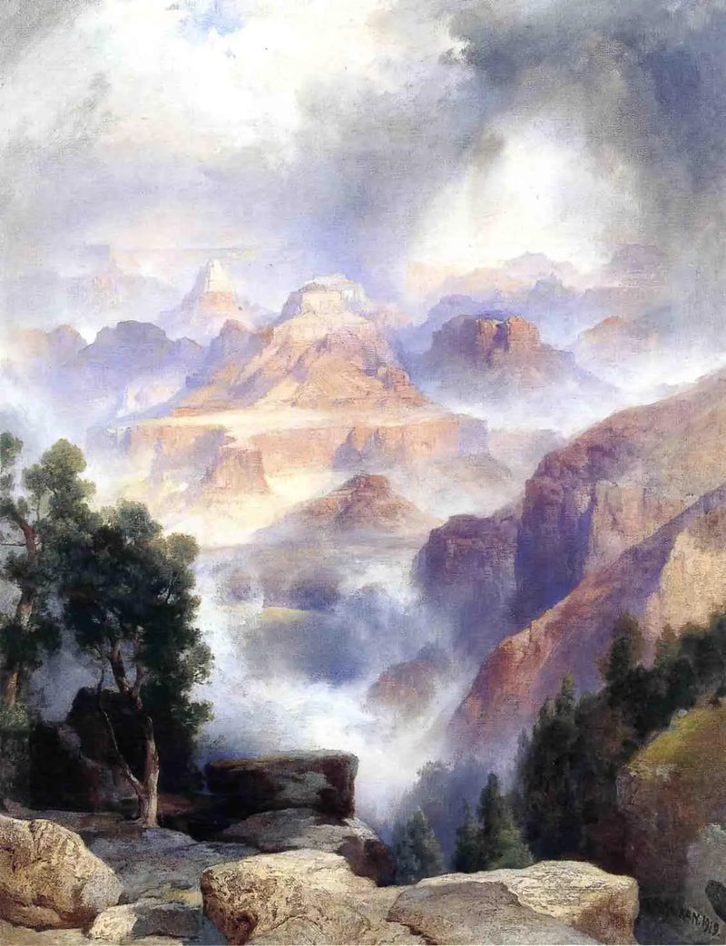 Ein regnerischer Tag, Grand Canyon - Thomas Moran