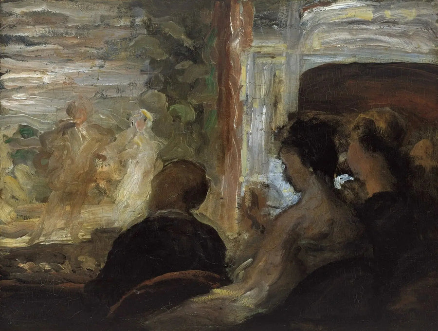 Eine Loge im Theater - Honoré Daumier