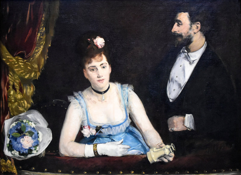 Eine Loge bei den Italienern - Eva Gonzalès