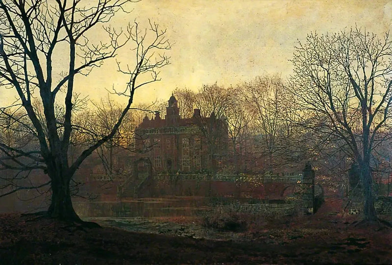 Ein Haus aus Yorkshire - John Atkinson Grimshaw
