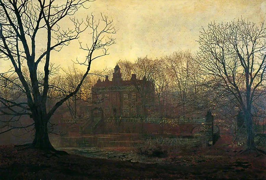 Ein Haus aus Yorkshire - John Atkinson Grimshaw