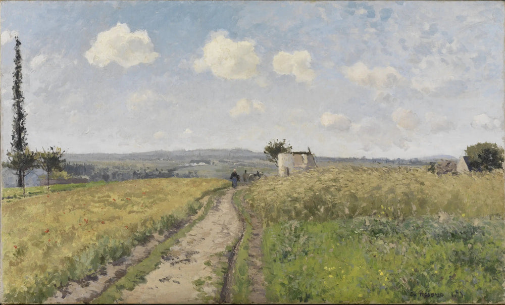 Une matinée du mois de juin - Camille Pissarro image 1 tableau peint à l’huile sur toile