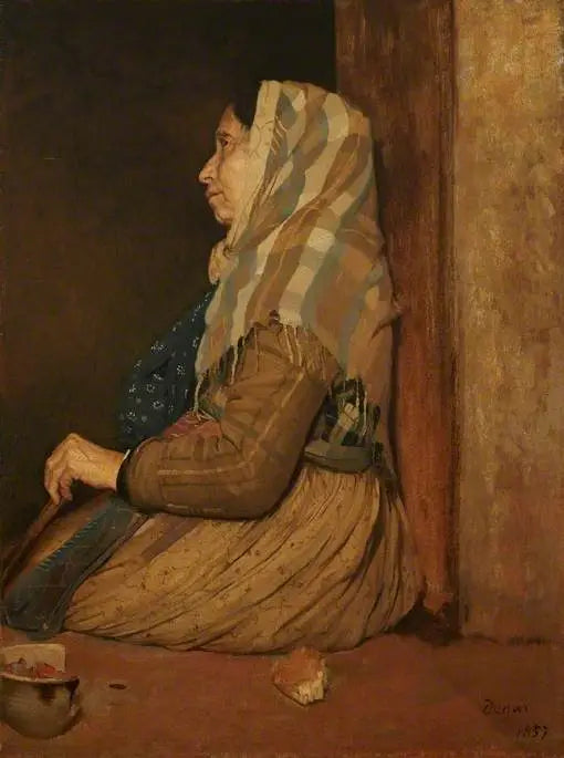 Eine römische Bettlerin - Edgar Degas