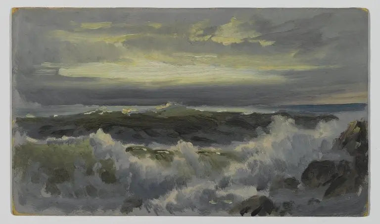 Ein unruhiges Meer - William Trost Richards