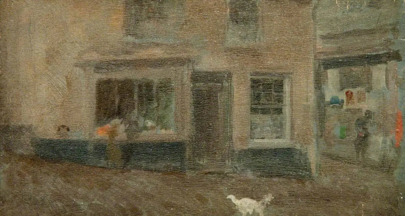 Eine graue Note: Dorfstraße, Januar - James Abbott McNeill Whistler