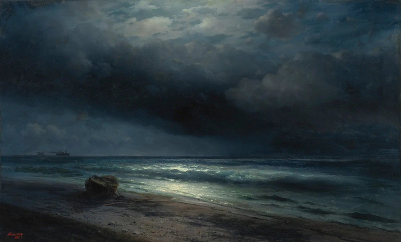Eine Nacht im Mondschein auf See - Ivan Aïvazovski