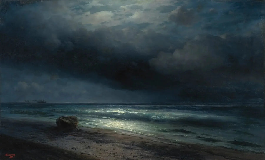 Eine Nacht im Mondschein auf See - Ivan Aïvazovski