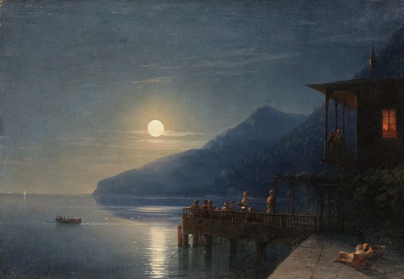 Eine Nacht im Mondschein an der Krimküste - Ivan Aïvazovski