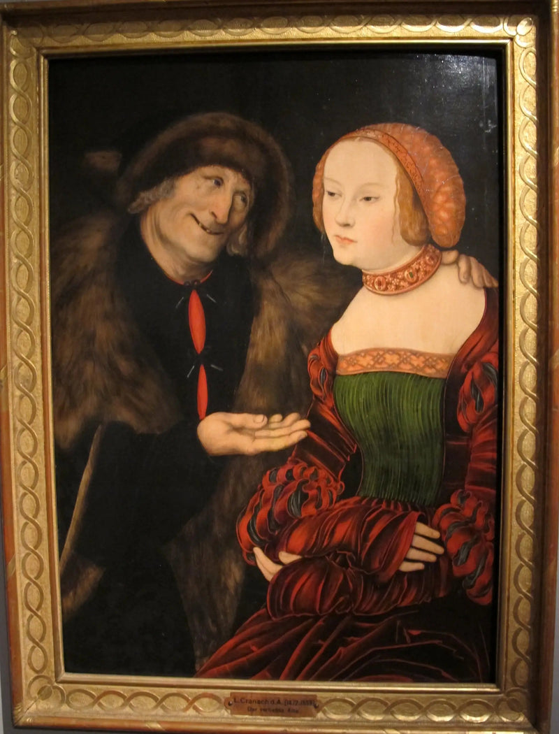 Ein unpassendes Paar - Lucas Cranach der Ältere