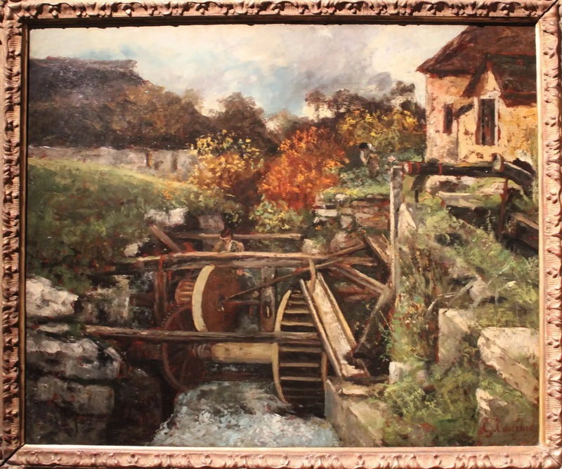 Eine Papierhandlung in Ornans - Gustave Courbet