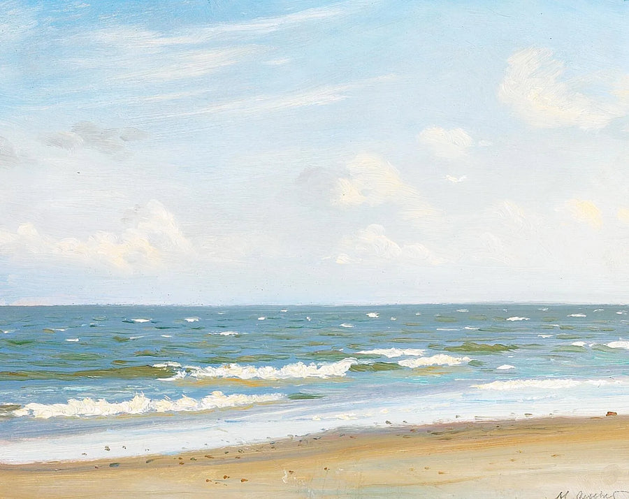 Ein Strand mit Meerblick. – Michael Peter Ancher