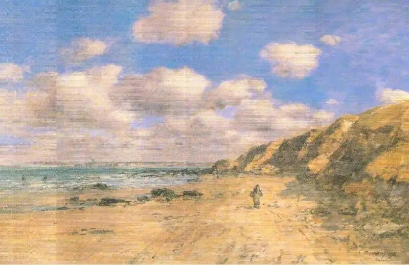 Ein Strand bei Trouville - Eugène Boudin