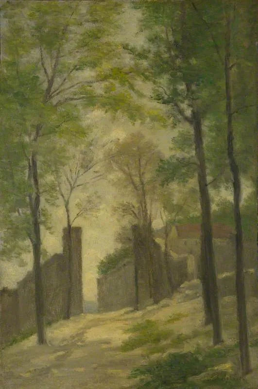 Eine Tür hinter den Bäumen - Stanislas Lépine