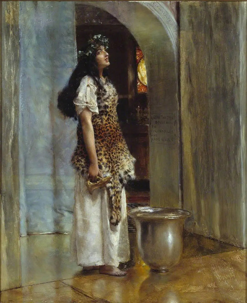 Eine Priesterin Apollons - Lawrence Alma-Tadema