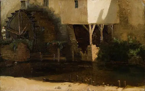 Eine Mühlrad - Jean-Baptiste Camille Corot