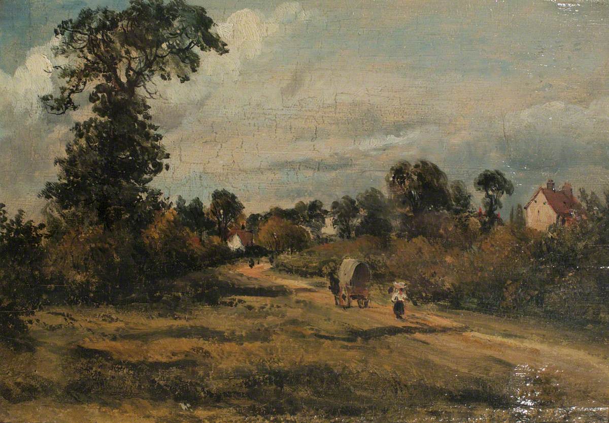 Eine Landstraße - John Constable