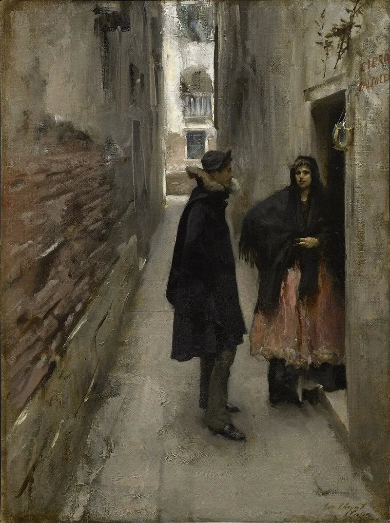 Eine Straße in Venedig - John Singer Sargent
