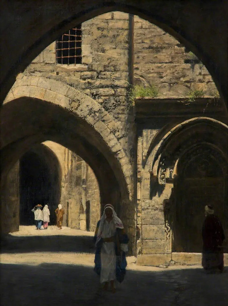Eine Straße in Jerusalem von John Collier