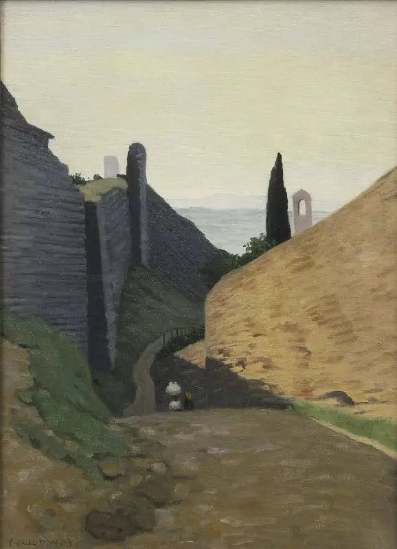 Eine Straße in Perugia - Félix Vallotton