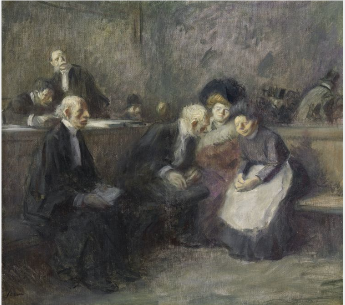 Une scène dans un tribunal - Jean-Louis Forain - Alpha Reproduction