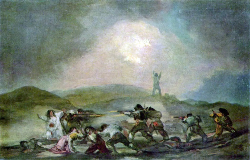 Eine Szene aus dem spanischen Unabhängigkeitskrieg - Francisco de Goya