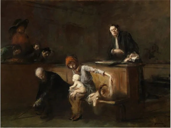 Eine Gerichtsszene - Jean-Louis Forain