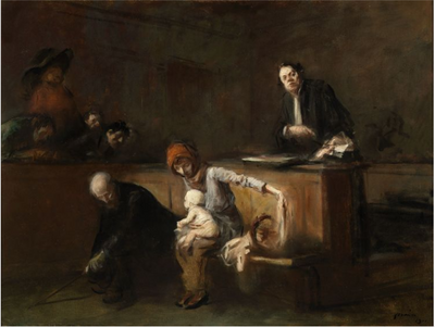 Une scène de tribunal - Jean-Louis Forain - Alpha Reproduction