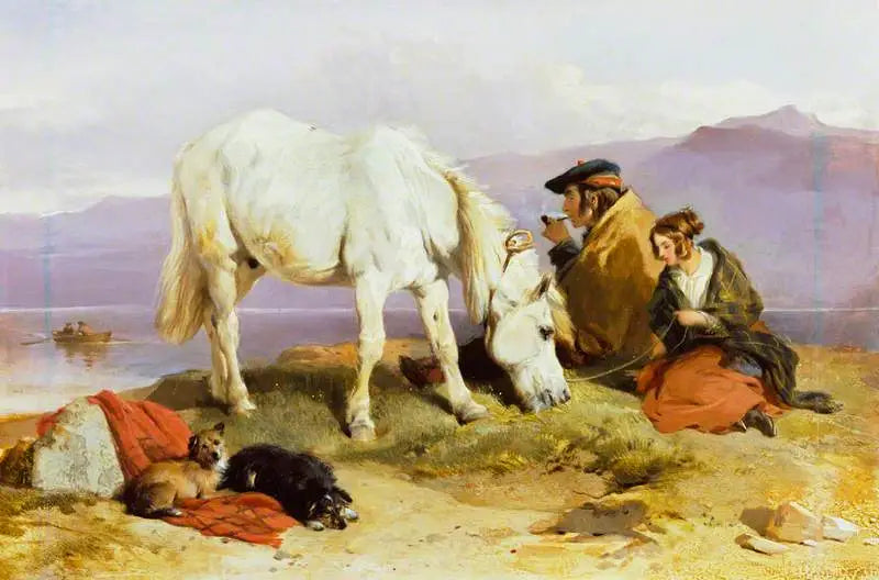 Eine Szene der Highlands - Edwin Henry Landseer