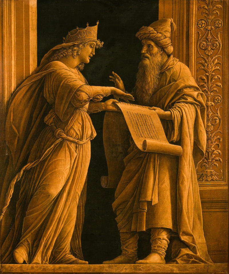Eine Sibylle und ein Prophet - Andrea Mantegna