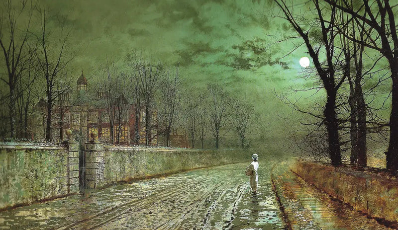 Ein Abend im Mondschein - John Atkinson Grimshaw
