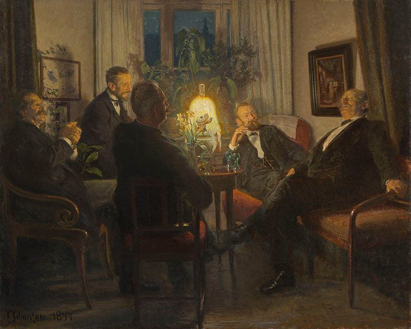 Ein Abend mit Freunden zu Besuch – Viggo Johansen