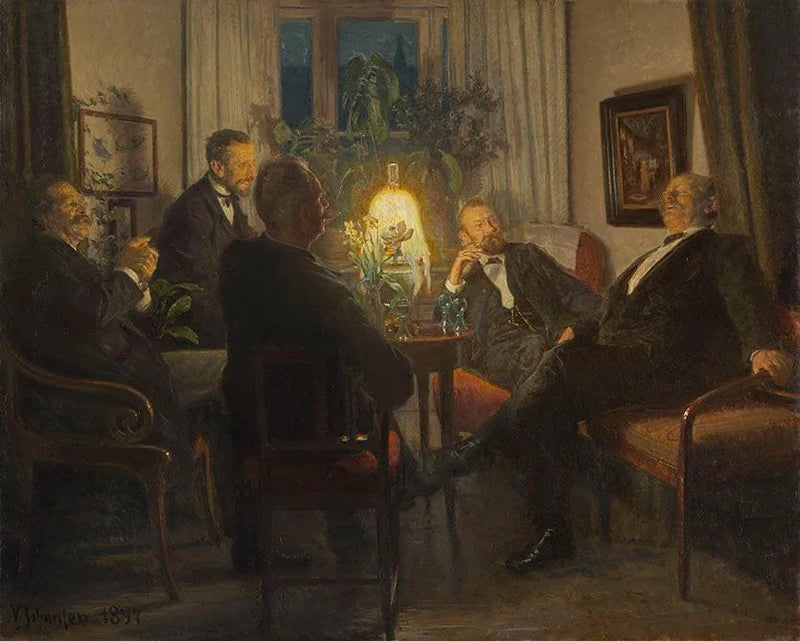 Ein Abend mit Freunden zu Besuch – Viggo Johansen
