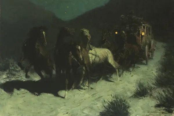 Eine Verschmutzung im Wind - Frederic Remington