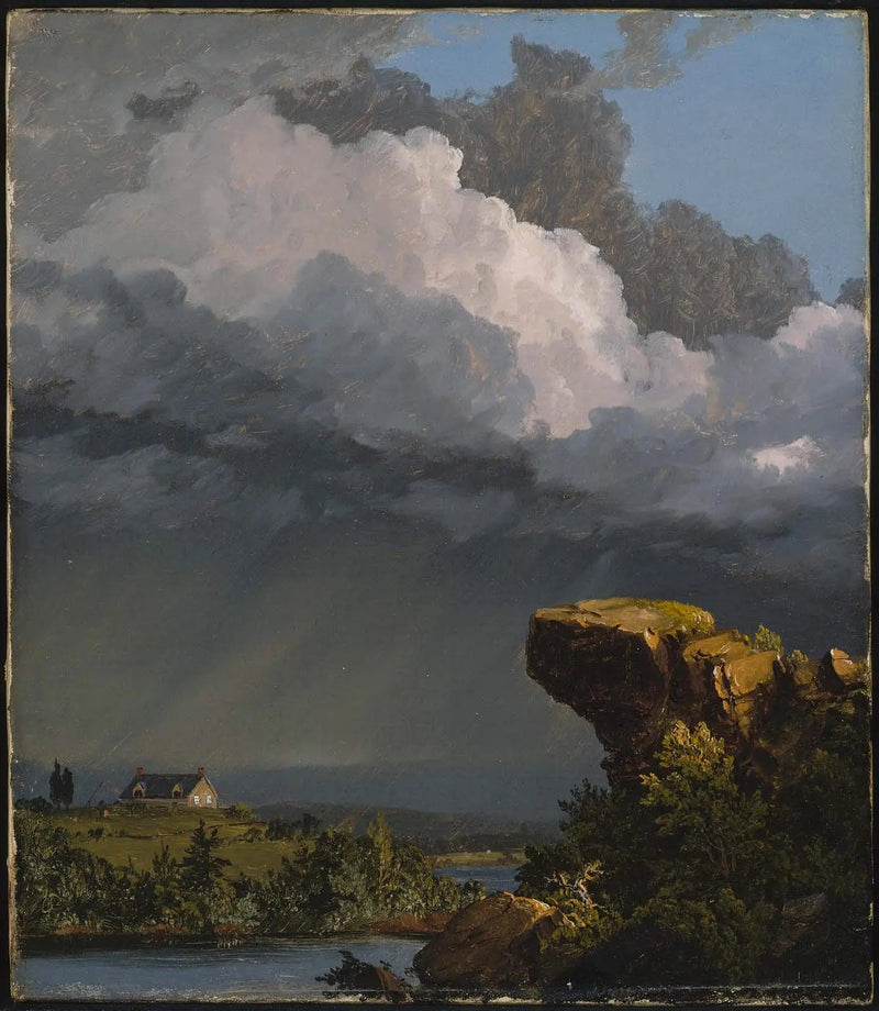 Vorübergehender Sturm - Frederic Edwin Church