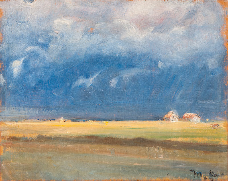 Ein Sturm an der Küste von Skagen. -Michael Peter Ancher
